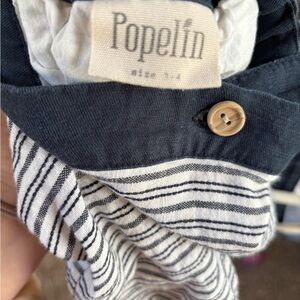 Popelin dungarees
